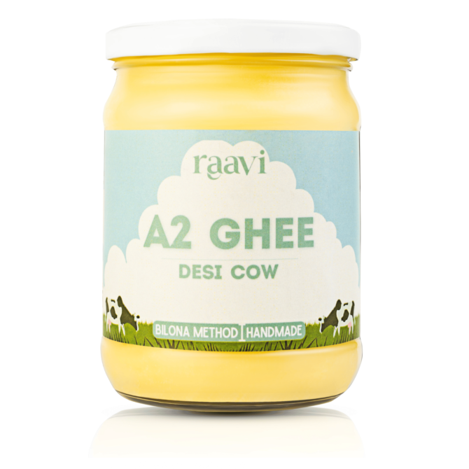 A2 Raavi Foods Desi Cow Ghee Traditional Bilona Churned Gir/Desi Cow Ghee Online